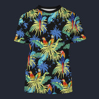 Modetrail RJC Jungle Parrots 3D Outfit T-shirt Costume, GTA Costume S-5XL US Size, Gift For Him