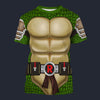 Modetrail Raphael TMNT Fortnite T-shirt Costume, S-5XL US Size, Gift For Him