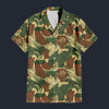 Modetrail Military Rhodesian Brushstroke CAMO Outfit Hawaiian Shirt, Military Costume S-5XL US Size, Unisex Button Down Shirt
