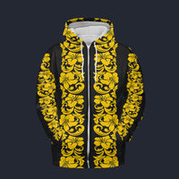 Modetrail Ricardo Diaz Flower Fleece Zip Hoodie Costume, GTA Costume S-5XL US Size, Gift For Him