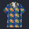 Modetrail Ricardo Diaz Flower Original Blue GTA Vice City Set 2 Hawaiian Shirt And Beach Short Cosplay