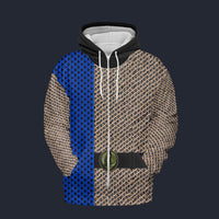 Modetrail Romulan Blue Set Zip Hoodie Costume, Star Trek Costume S-5XL US Size, Gift For Him