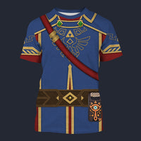 Modetrail Royal Guard Uniform T-shirt Costume, The Legend of Zelda Costume S-5XL US Size, Gift For Him