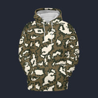 Modetrail Russian KLMK Red Dawn Movie CAMO Fleece Hoodie Costume, Military Costume S-5XL US Size, Gift For Him