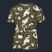 Modetrail Russian KLMK Red Dawn Movie CAMO T-shirt Costume, Military Costume S-5XL US Size, Gift For Him