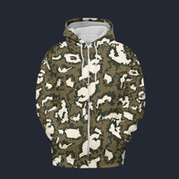 Modetrail Russian KLMK Red Dawn Movie CAMO Zip Hoodie Costume, Military Costume S-5XL US Size, Gift For Him