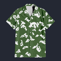 Modetrail Russian KLMK Sunray Serebryanyi CAMO Hawaiian Shirt Costume, Military Costume S-5XL US Size, Unisex Button Down Shirt