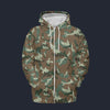Modetrail SADF Chocolate Chip Soldier 2000 Camo Tracksuit Costume Hoodie Sweatshirt T-Shirt Sweatpants, Military Costume S-5XL US Size