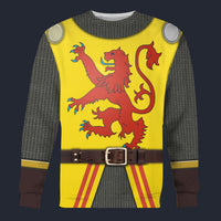 Modetrail Scotland Robert the Bruce Long Sleeves Costume, History Costume S-5XL US Size, Gift For Him