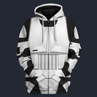 Modetrail Scout Trooper - Return Of The Jedi Fleece Zip Hoodie Costume, Star Wars Costume S-5XL US Size, Gift For Him