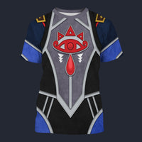 Modetrail Sheik Zelda T-shirt Costume, The Legend of Zelda Costume S-5XL US Size, Gift For Him