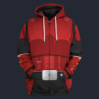 Modetrail Sith Trooper - Final Order Stormtrooper Fleece Zip Hoodie Costume, Star Wars Costume S-5XL US Size, Gift For Him