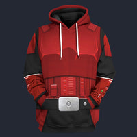 Modetrail Sith Trooper - Final Order Stormtrooper Hoodie Costume, Star Wars Costume S-5XL US Size, Gift For Him
