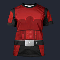 Modetrail Sith Trooper - Final Order Stormtrooper Tracksuit Costume Hoodie Sweatshirt T-Shirt Sweatpants, Star Wars Costume S-5XL US Size