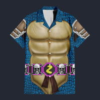 Modetrail Slash TMNT Fortnite Hawaiian Shirt Costume, S-5XL US Size, Unisex Button Down Shirt