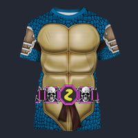 Modetrail Slash TMNT Fortnite T-shirt Costume, S-5XL US Size, Gift For Him