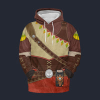 Modetrail Snowquill Set Zelda Tracksuit Costume Hoodie Sweatshirt T-Shirt Sweatpants, The Legend of Zelda Costume S-5XL US Size