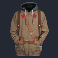 Modetrail Soviet Union The Red Army_s role in the 1939-1940 Winter War Zip Hoodie Costume, History Costume S-5XL US Size, Gift For Him