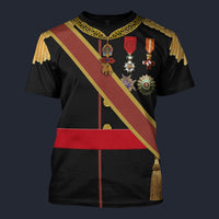 Modetrail Spain King Alfonso XII Version 2 T-shirt Costume, History Costume S-5XL US Size, Gift For Him