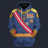 Modetrail Spain King Alfonso XIII Fleece Zip Hoodie Costume, History Costume S-5XL US Size, Gift For Him