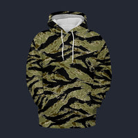 Modetrail Special Forces American Tiger Stripe CAMO Tracksuit Costume Hoodie Sweatshirt T-Shirt Sweatpants, American Costume S-5XL US Size