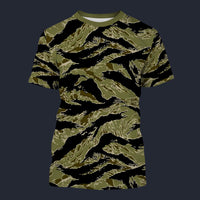 Modetrail Special Forces American Tiger Stripe CAMO T-shirt Costume, American Costume S-5XL US Size, Gift For Him