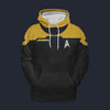 Modetrail Standard Duty Uniform Operations Division Tracksuit Costume Hoodie Sweatshirt T-Shirt Sweatpants, Star Trek Costume S-5XL US Size