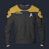 Modetrail Standard Duty Uniform Operations Division Tracksuit Costume Hoodie Sweatshirt T-Shirt Sweatpants, Star Trek Costume S-5XL US Size