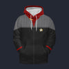 Modetrail Standard Uniform 2370s Command Division Fleece Hoodie Costume, Star Trek Costume S-5XL US Size, Gift For Him