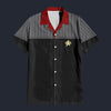 Modetrail Standard Uniform 2370s Command Division Hawaiian Shirt Costume, Star Trek Costume S-5XL US Size, Unisex Button Down Shirt
