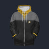 Modetrail Standard Uniform 2370s Operations Division Fleece Zip Hoodie Costume, Star Trek Costume S-5XL US Size, Gift For Him