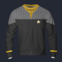 Modetrail Standard Uniform 2370s Operations Division Long Sleeves Costume, Star Trek Costume S-5XL US Size, Gift For Him