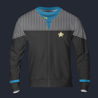 Modetrail Standard Uniform 2370s Science Division Long Sleeves Costume, Star Trek Costume S-5XL US Size, Gift For Him