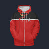 Modetrail Standard Uniform Command Division Starfleet 2380_s Zip Hoodie Costume, Star Trek Costume S-5XL US Size, Gift For Him