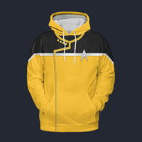 Modetrail Standard Uniform Operations Division Starfleet 2380_s Hoodie Costume, Star Trek Costume S-5XL US Size, Gift For Him