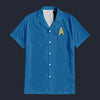 Modetrail Star Trek Strange New Worlds Spock Blue Hawaiian Shirt Costume, S-5XL US Size, Unisex Button Down Shirt