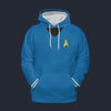 Modetrail Star Trek Strange New Worlds Spock Blue Tracksuit Costume Hoodie Sweatshirt T-Shirt Sweatpants, S-5XL US Size