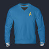 Modetrail Star Trek Strange New Worlds Spock Blue Tracksuit Costume Hoodie Sweatshirt T-Shirt Sweatpants, S-5XL US Size