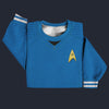 Modetrail Star Trek Strange New Worlds Spock Blue Tracksuit Costume Hoodie Sweatshirt T-Shirt Sweatpants, S-5XL US Size