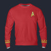 Modetrail Star Trek TOS Original Series Red Tracksuit Costume Hoodie Sweatshirt T-Shirt Sweatpants, S-5XL US Size
