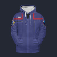 Modetrail Star Trek Uniform 2150s Command Tracksuit Costume Hoodie Sweatshirt T-Shirt Sweatpants, S-5XL US Size