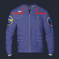 Modetrail Star Trek Uniform 2150s Command Long Sleeves Costume, S-5XL US Size, Gift For Him