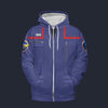 Modetrail Star Trek Uniform 2150s Command Zip Hoodie Costume, S-5XL US Size, Gift For Him