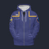 Modetrail Star Trek Uniform 2150s Operations Tracksuit Costume Hoodie Sweatshirt T-Shirt Sweatpants, S-5XL US Size