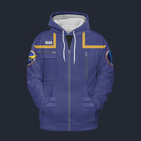 Modetrail Star Trek Uniform 2150s Operations Tracksuit Costume Hoodie Sweatshirt T-Shirt Sweatpants, S-5XL US Size