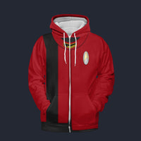 Modetrail Starfleet Duty Uniform 32nd Century Command Division Fleece Zip Hoodie Costume, Star Trek Costume S-5XL US Size, Gift For Him