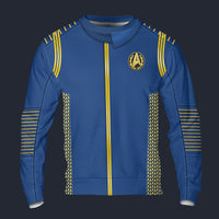 Modetrail Starfleet Duty Uniform Admiral Discovery Long Sleeves Costume, Star Trek Costume S-5XL US Size, Gift For Him