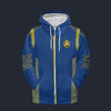 Modetrail Starfleet Duty Uniform Admiral Discovery Tracksuit Costume Hoodie Sweatshirt T-Shirt Sweatpants, Star Trek Costume S-5XL US Size