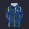 Modetrail Starfleet Duty Uniform Captain Discovery Hoodie Costume, Star Trek Costume S-5XL US Size, Gift For Him