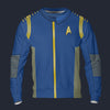 Modetrail Starfleet Duty Uniform Captain Discovery Tracksuit Costume Hoodie Sweatshirt T-Shirt Sweatpants, Star Trek Costume S-5XL US Size